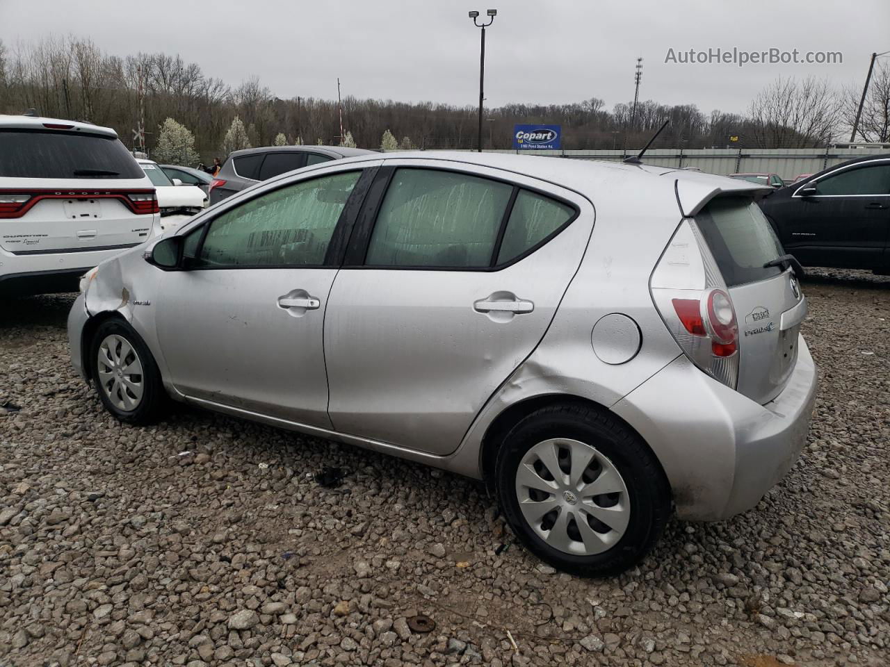 2012 Toyota Prius C  Silver vin: JTDKDTB33C1505258