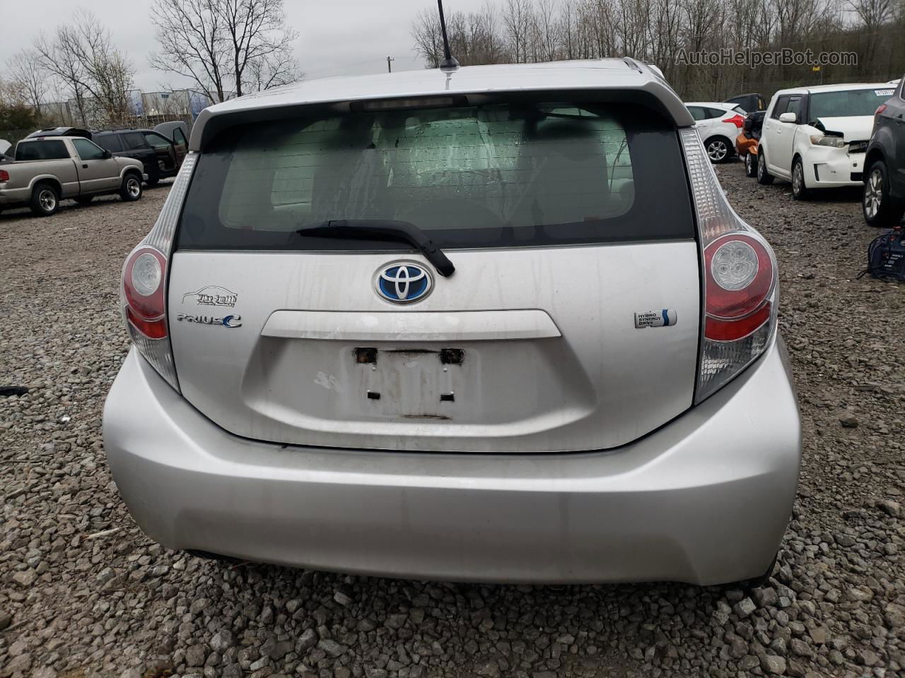 2012 Toyota Prius C  Silver vin: JTDKDTB33C1505258