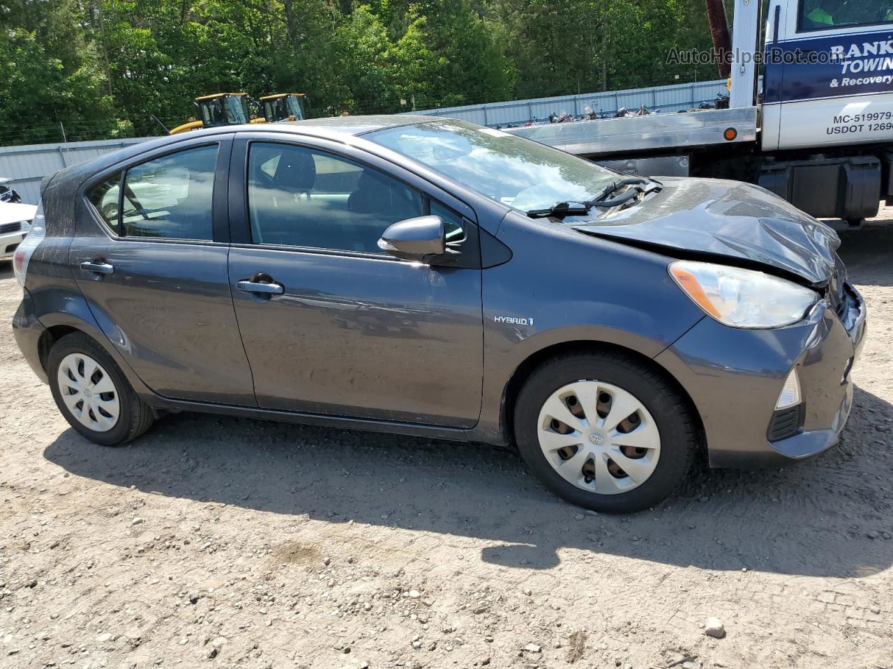 2012 Toyota Prius C  Gray vin: JTDKDTB33C1506586