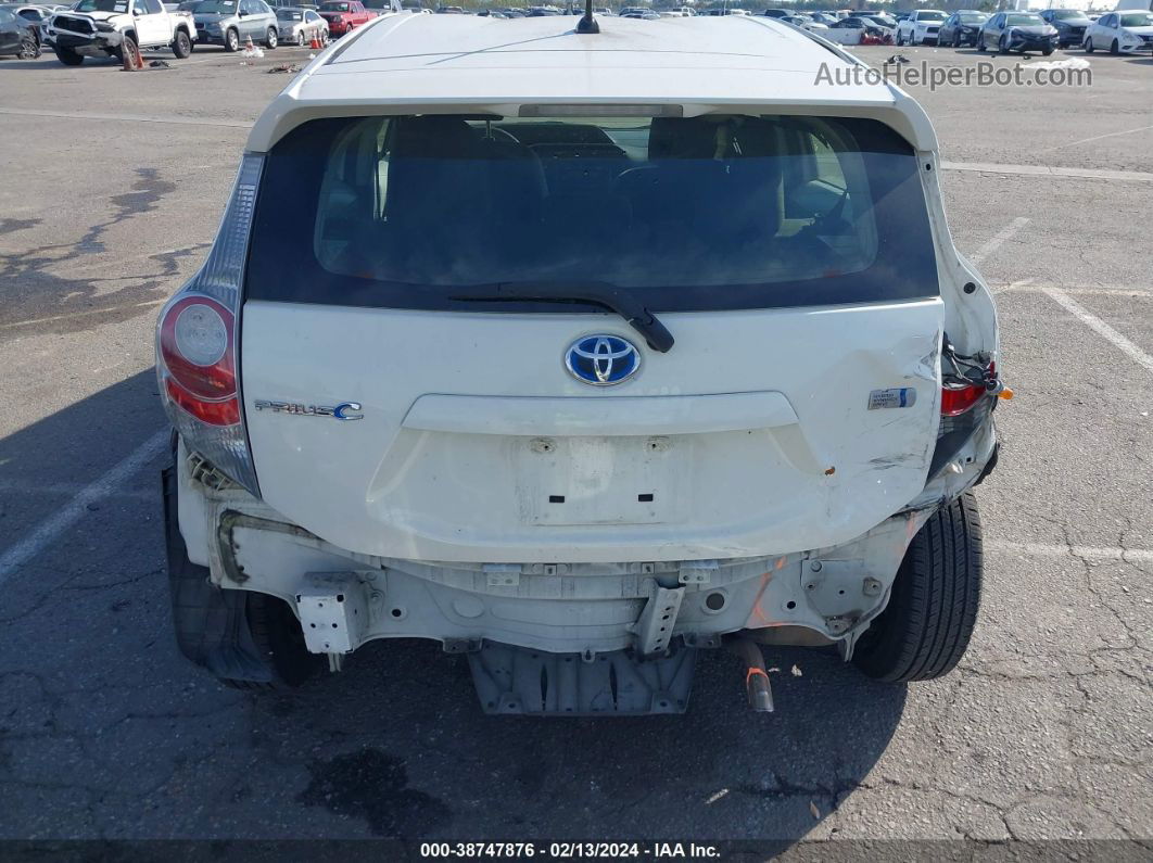 2014 Toyota Prius C Two White vin: JTDKDTB33E1067814