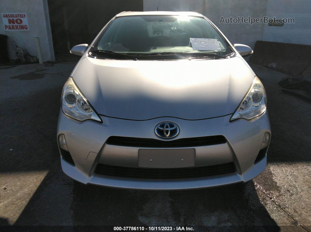 2014 Toyota Prius C One/three/two/four Silver vin: JTDKDTB33E1071040