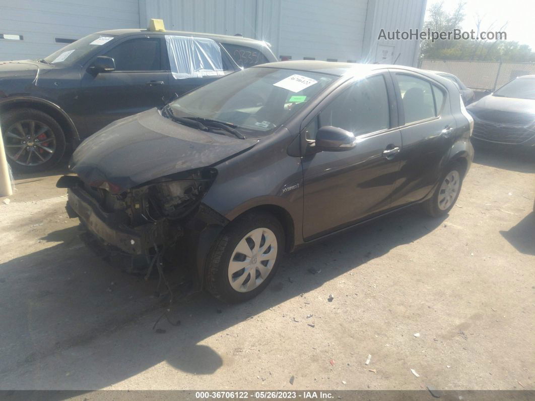 2014 Toyota Prius C Four Серый vin: JTDKDTB33E1085424