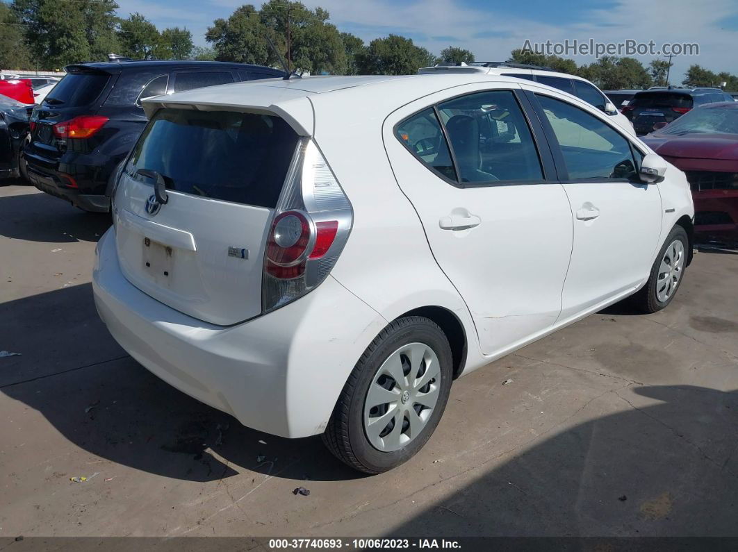 2014 Toyota Prius C One/three/two/four Белый vin: JTDKDTB33E1565978