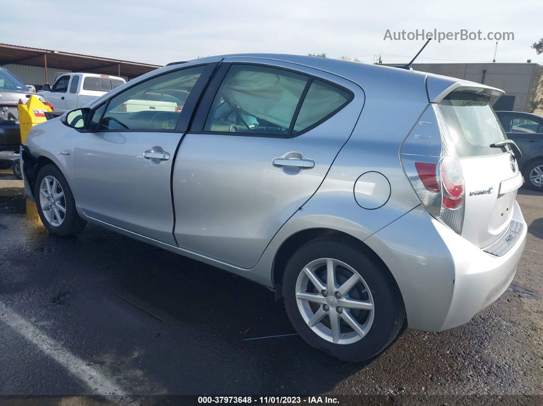 2014 Toyota Prius C Four Silver vin: JTDKDTB33E1568279