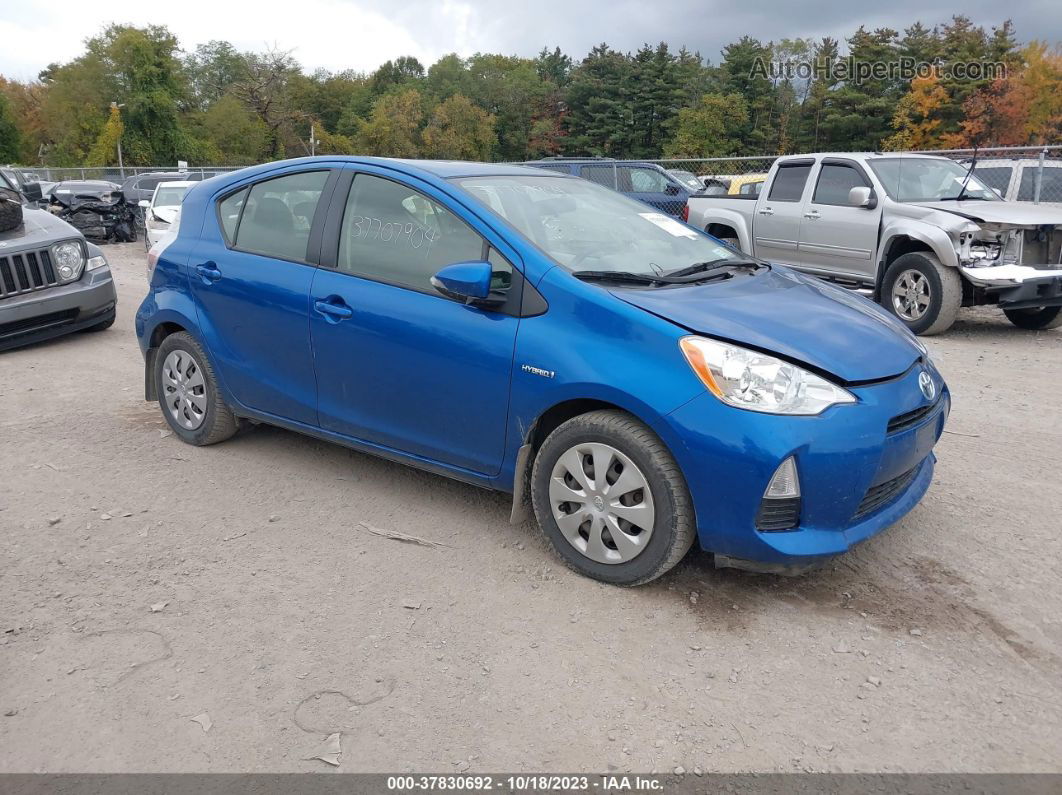 2014 Toyota Prius C One/three/two/four Синий vin: JTDKDTB33E1569965