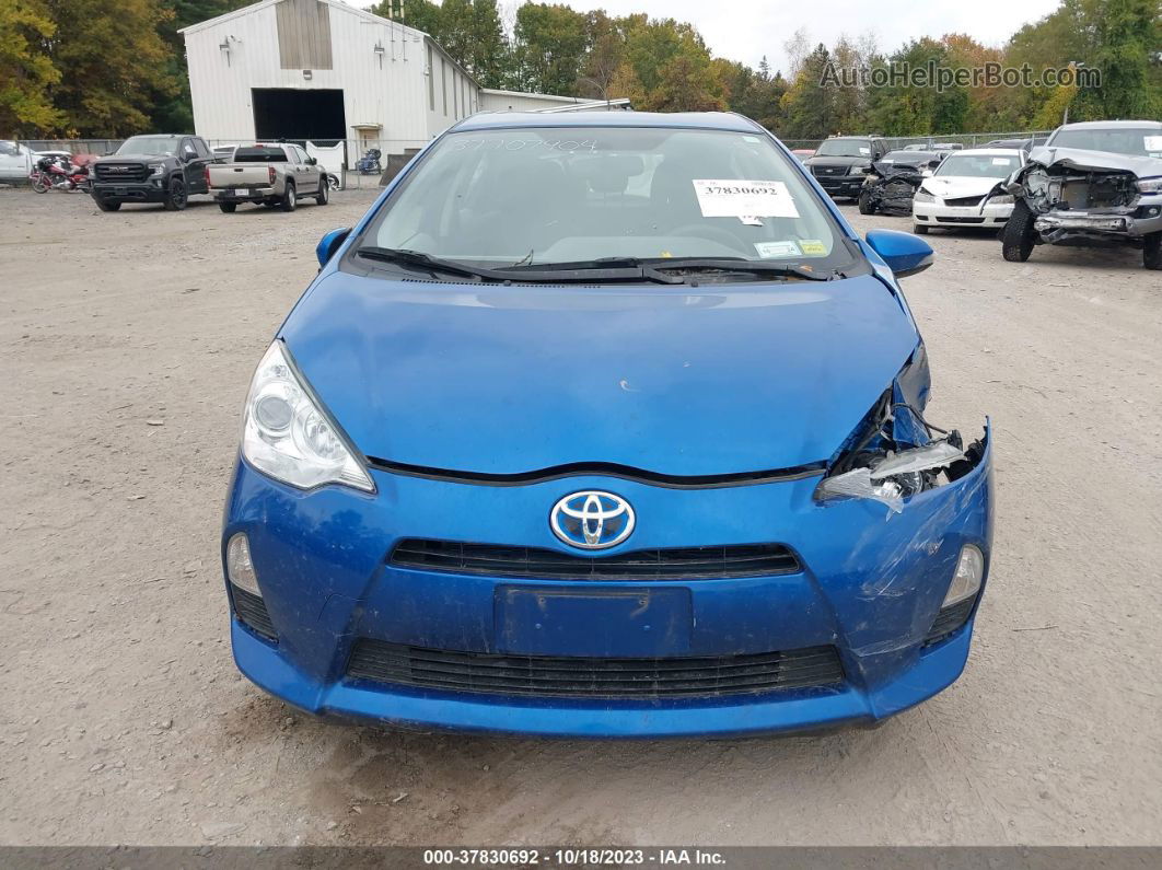 2014 Toyota Prius C One/three/two/four Blue vin: JTDKDTB33E1569965