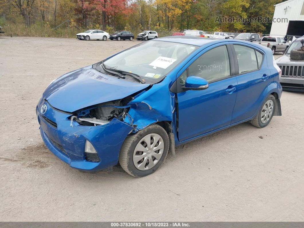 2014 Toyota Prius C One/three/two/four Blue vin: JTDKDTB33E1569965