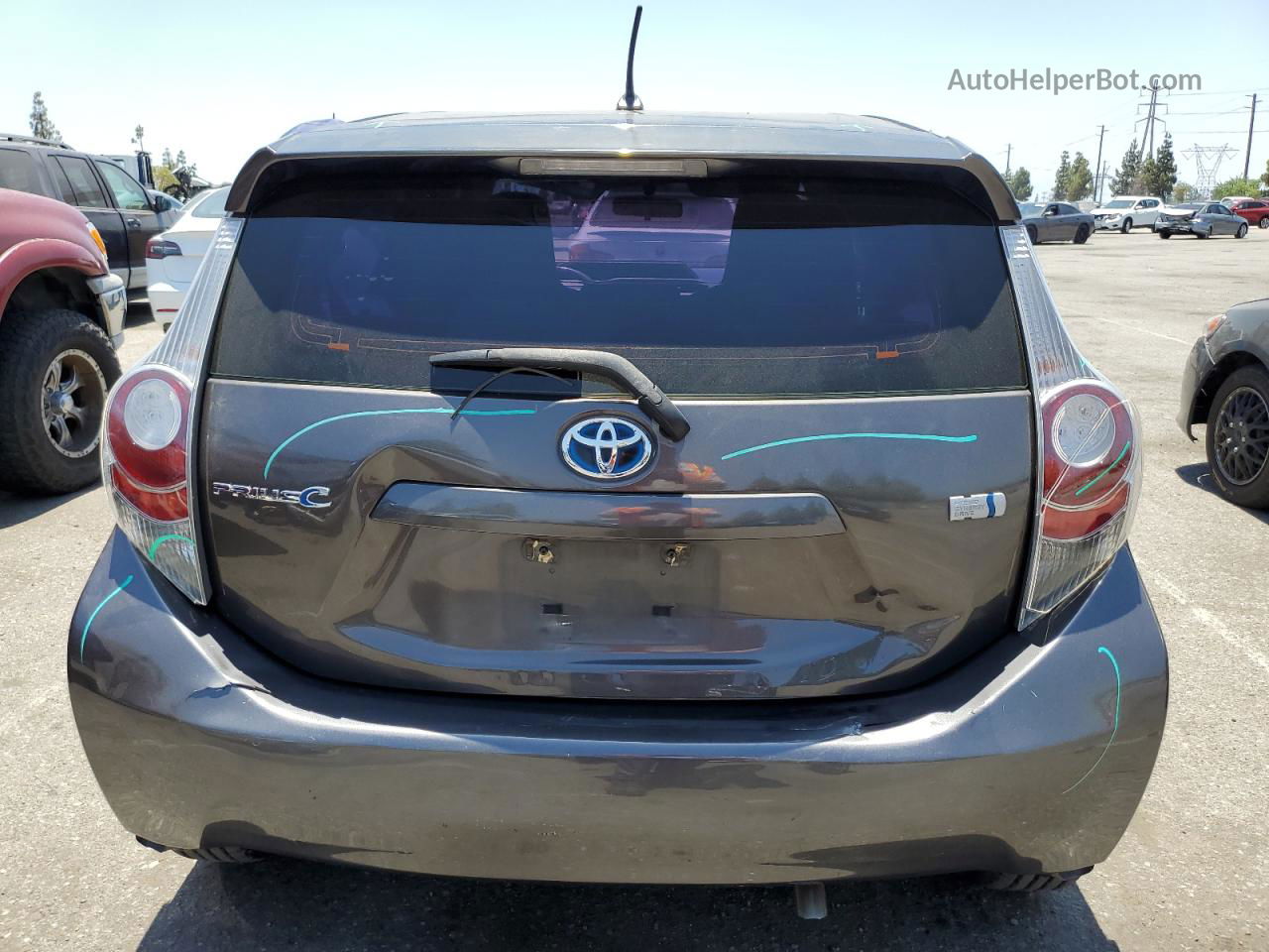 2014 Toyota Prius C  Gray vin: JTDKDTB33E1575328