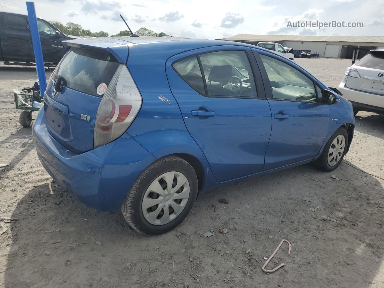 2012 Toyota Prius C  Blue vin: JTDKDTB34C1023026