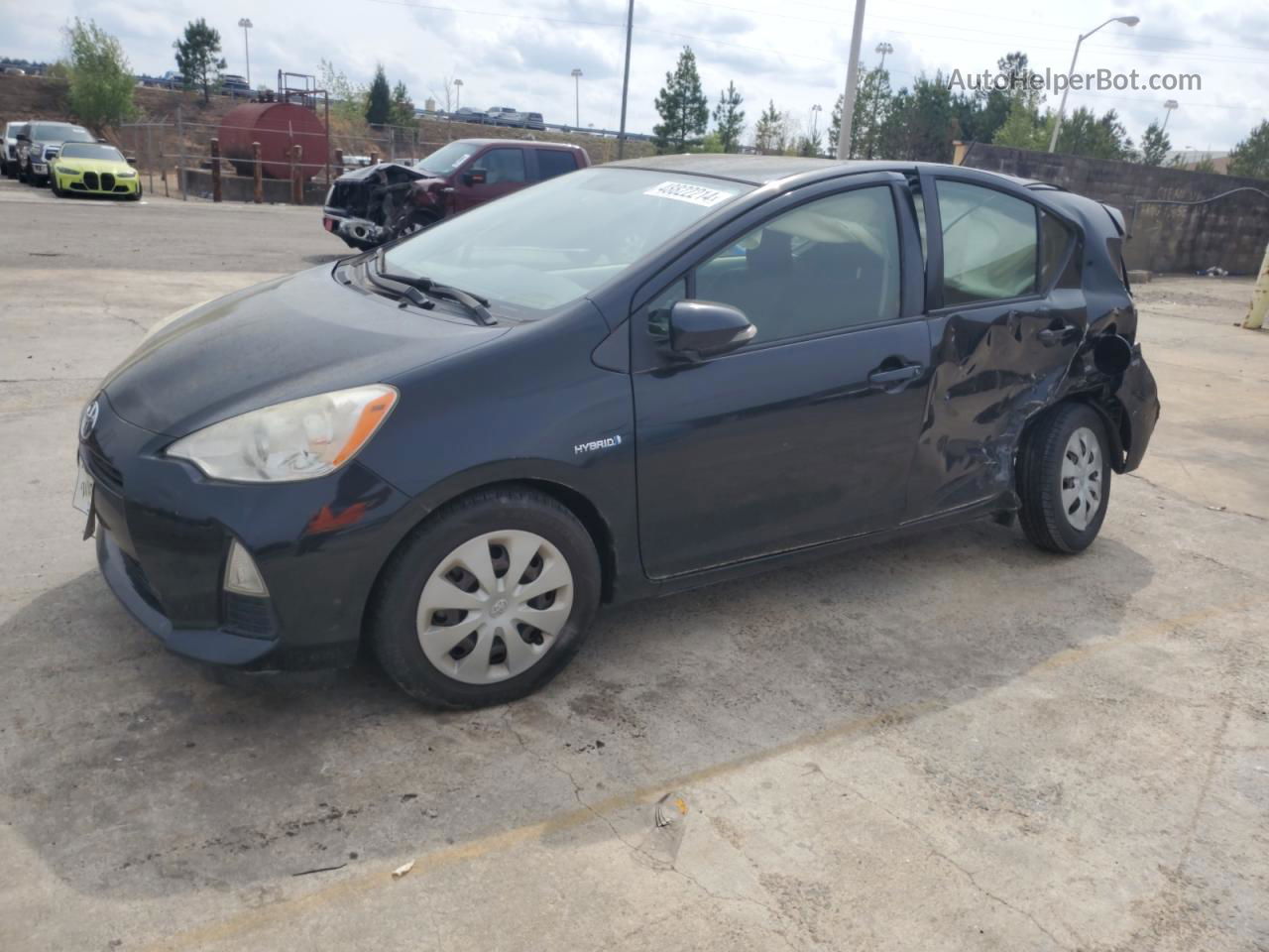 2012 Toyota Prius C  Black vin: JTDKDTB34C1520559