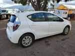 2013 Toyota Prius C  White vin: JTDKDTB34D1533538