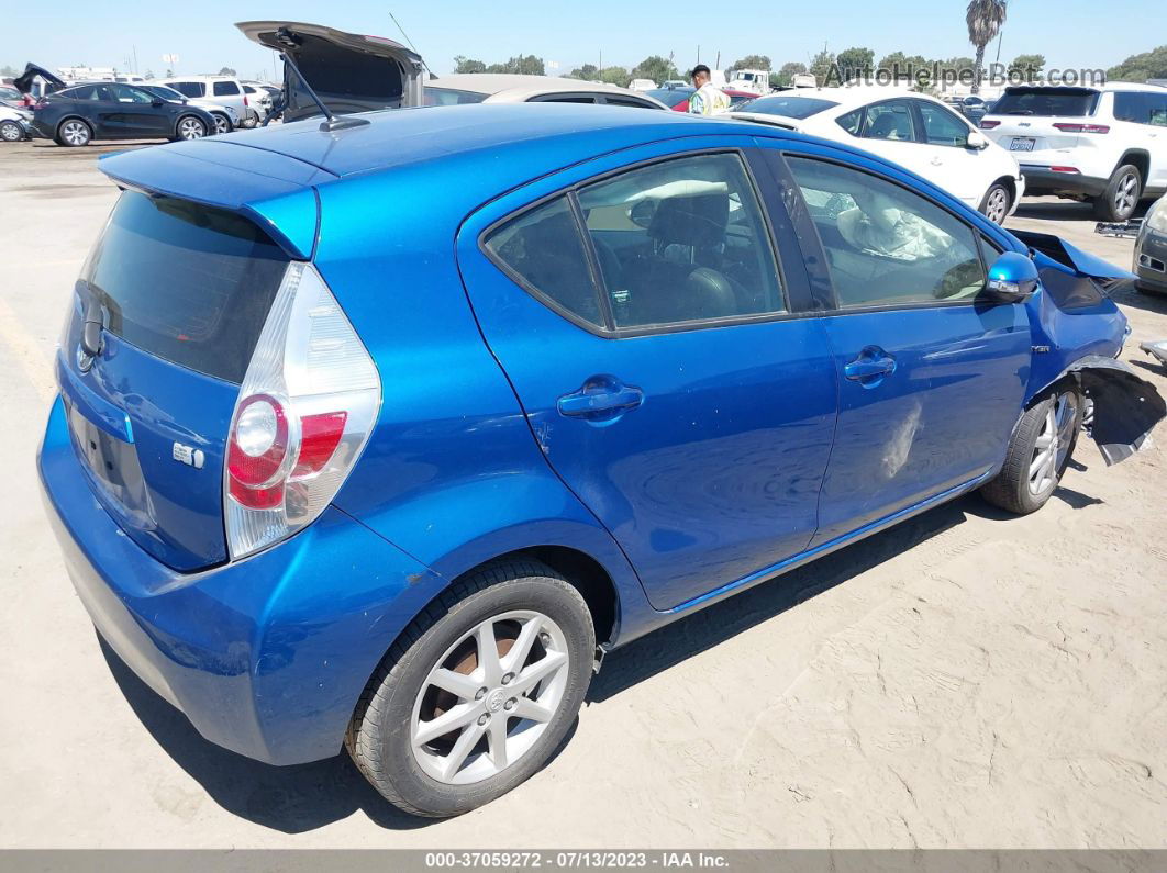 2014 Toyota Prius C One/three/two/four Blue vin: JTDKDTB34E1077302