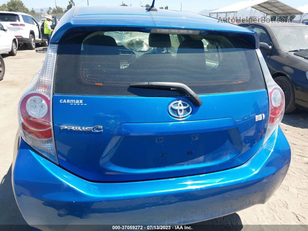 2014 Toyota Prius C One/three/two/four Blue vin: JTDKDTB34E1077302