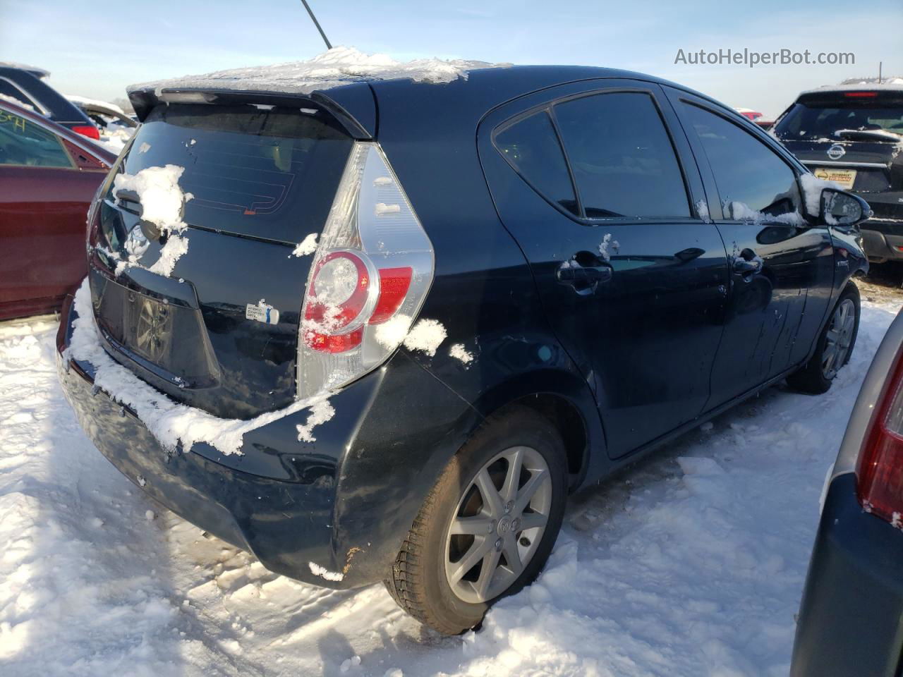 2014 Toyota Prius C  Black vin: JTDKDTB34E1562457