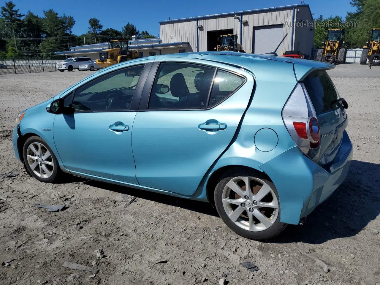 2012 Toyota Prius C  Blue vin: JTDKDTB35C1000631