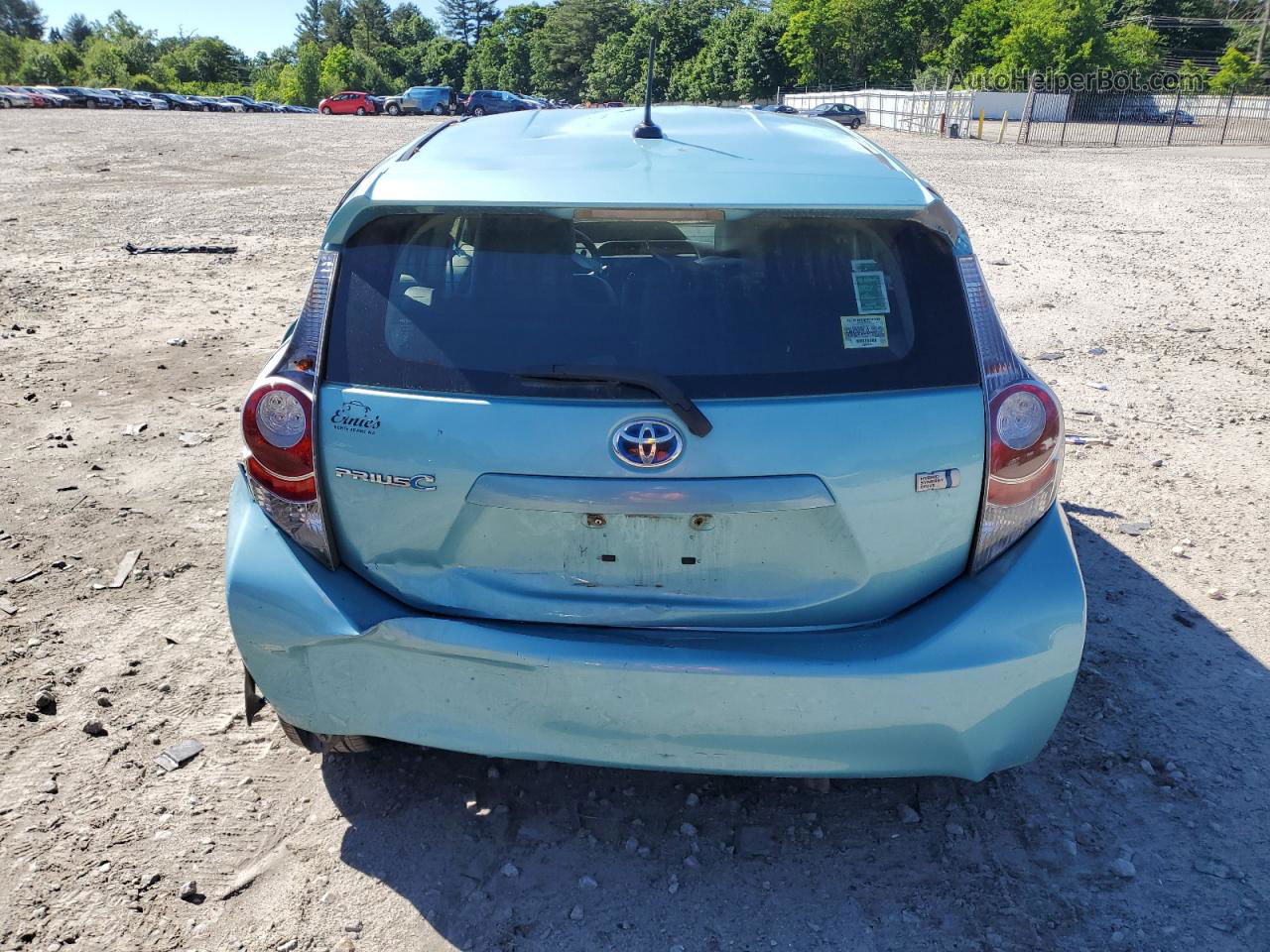 2012 Toyota Prius C  Blue vin: JTDKDTB35C1000631