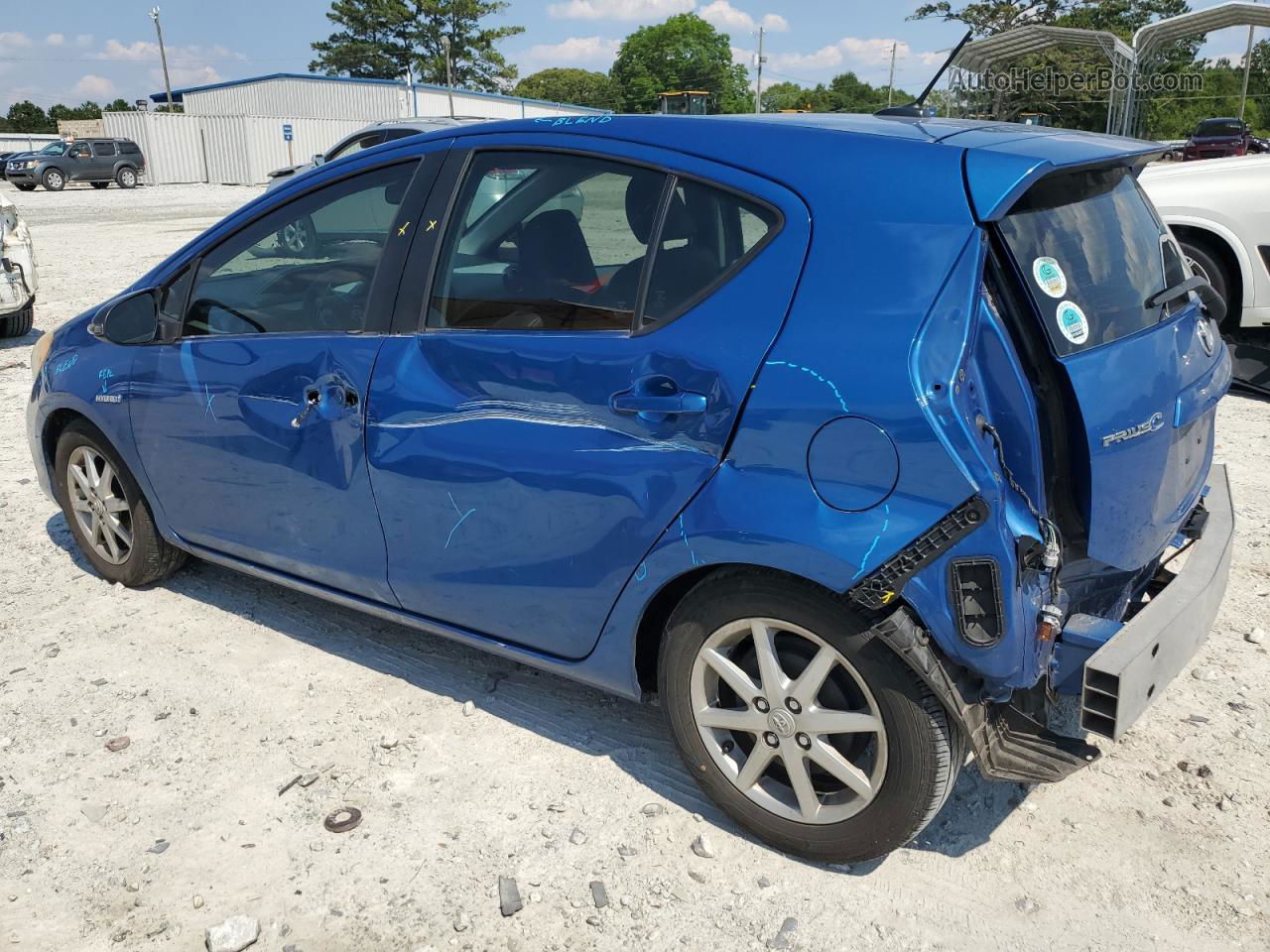 2012 Toyota Prius C  Blue vin: JTDKDTB35C1008258