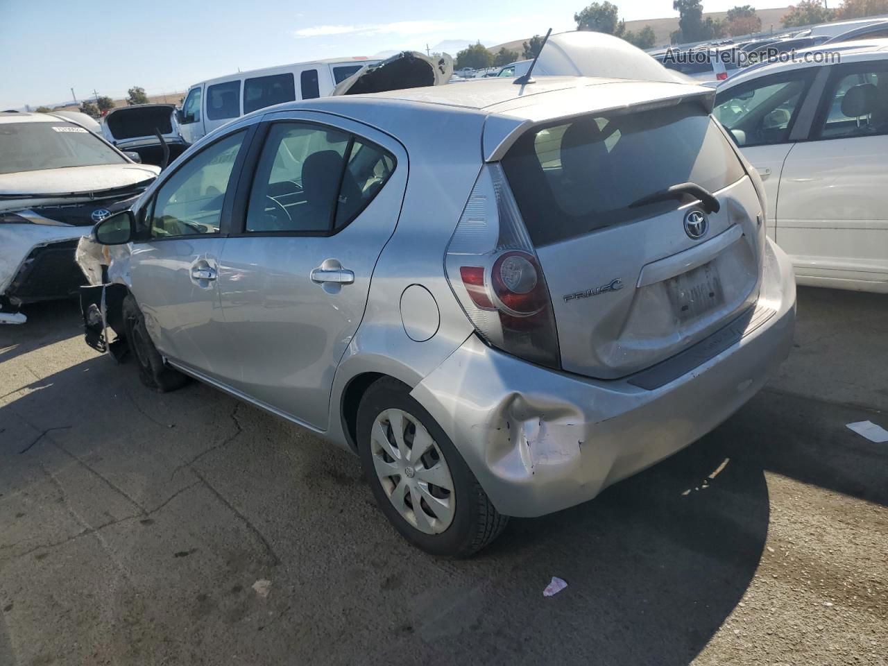 2012 Toyota Prius C  Silver vin: JTDKDTB35C1509781