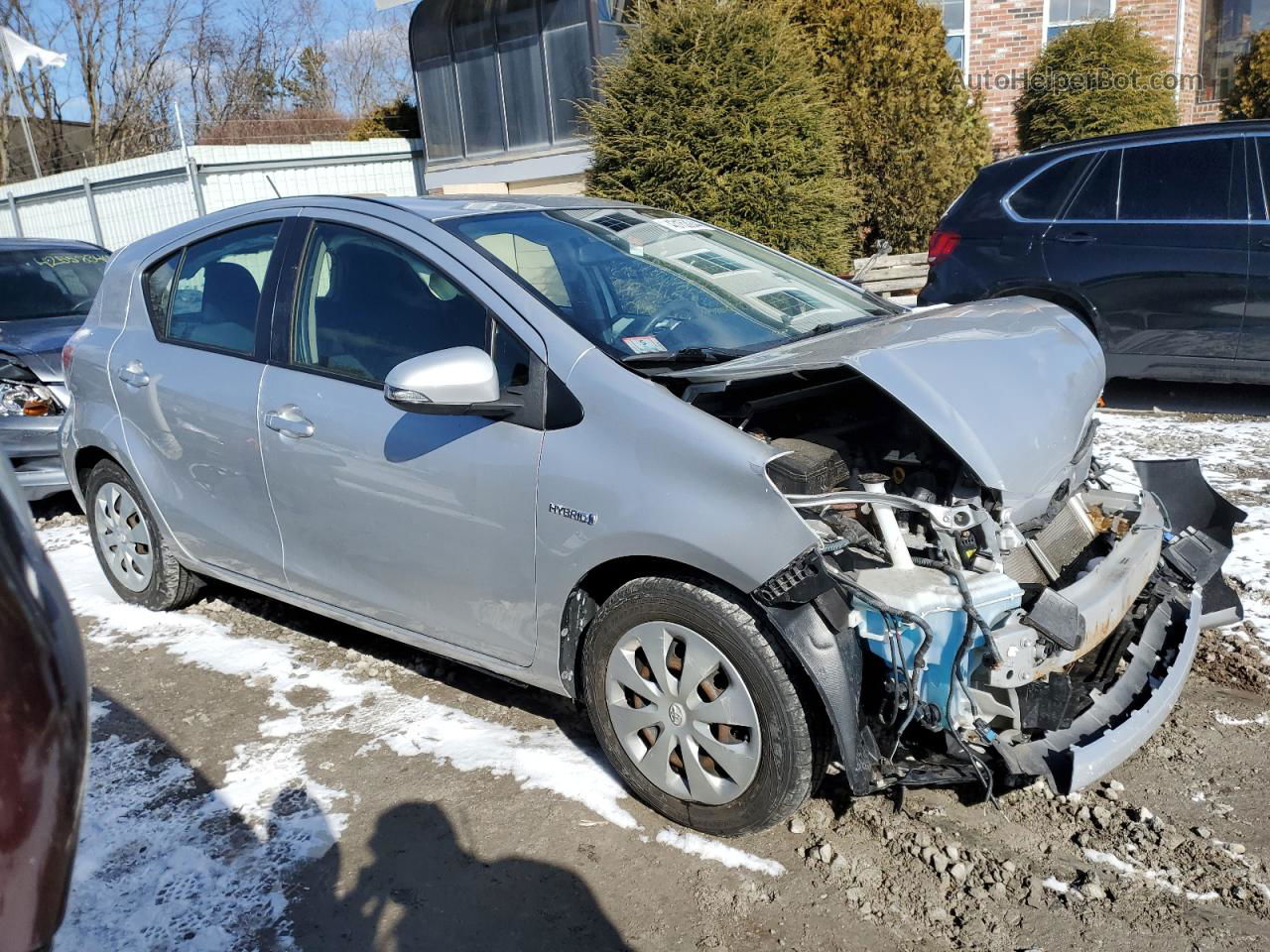 2013 Toyota Prius C  Silver vin: JTDKDTB35D1531698