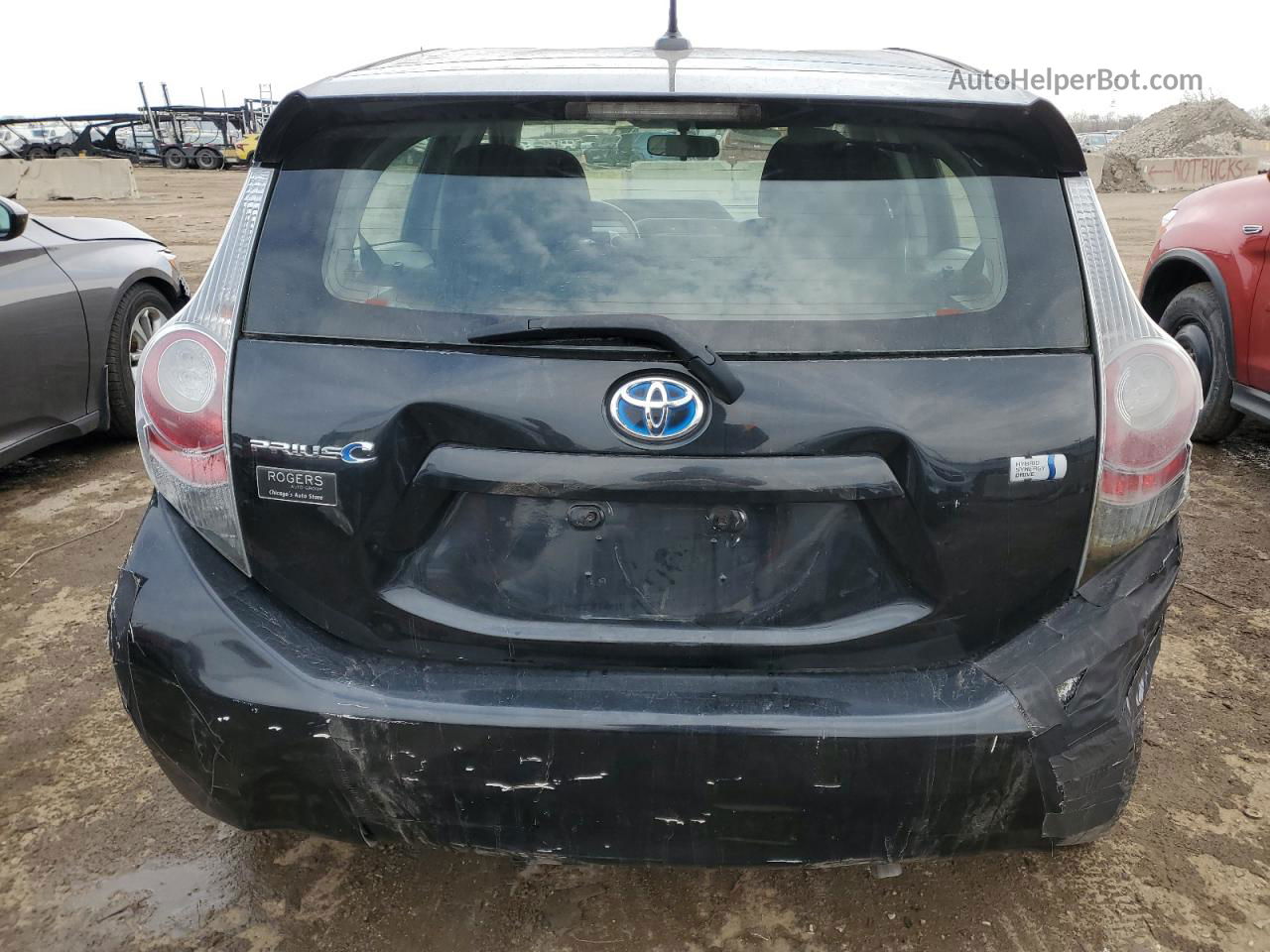 2013 Toyota Prius C  Black vin: JTDKDTB35D1537582