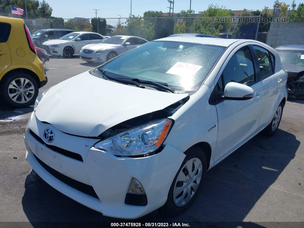 2014 Toyota Prius C One/three/two/four Белый vin: JTDKDTB35E1060329