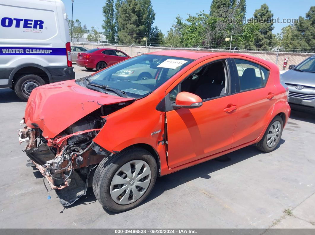 2014 Toyota Prius C Three Orange vin: JTDKDTB35E1062923