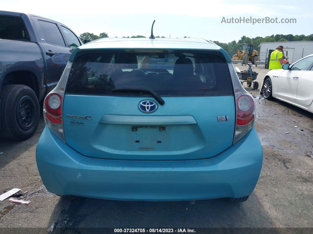 2014 Toyota Prius C One/three/two/four Бирюзовый vin: JTDKDTB35E1078720