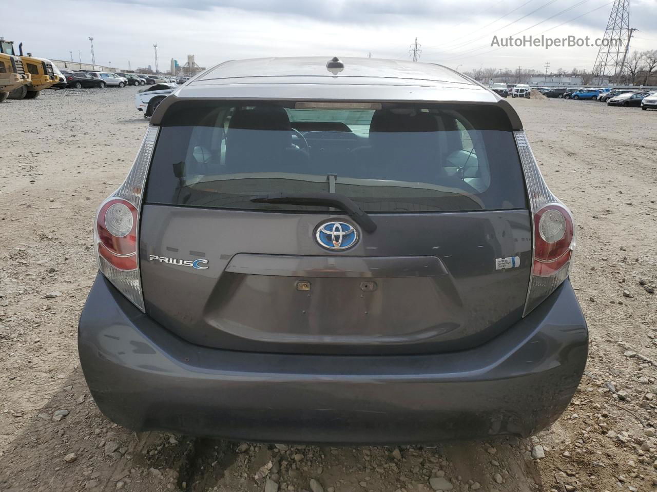 2014 Toyota Prius C  Gray vin: JTDKDTB35E1078975