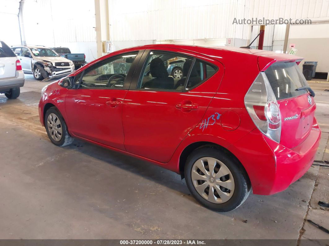 2014 Toyota Prius C One/three/two/four Red vin: JTDKDTB35E1080886