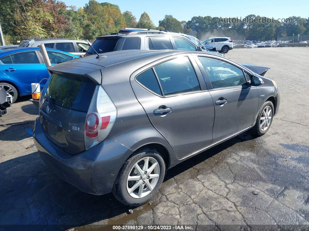 2014 Toyota Prius C One/three/two/four Gray vin: JTDKDTB35E1563472