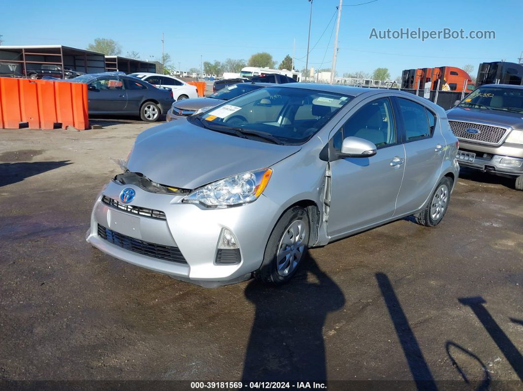 2014 Toyota Prius C Two Silver vin: JTDKDTB35E1570745