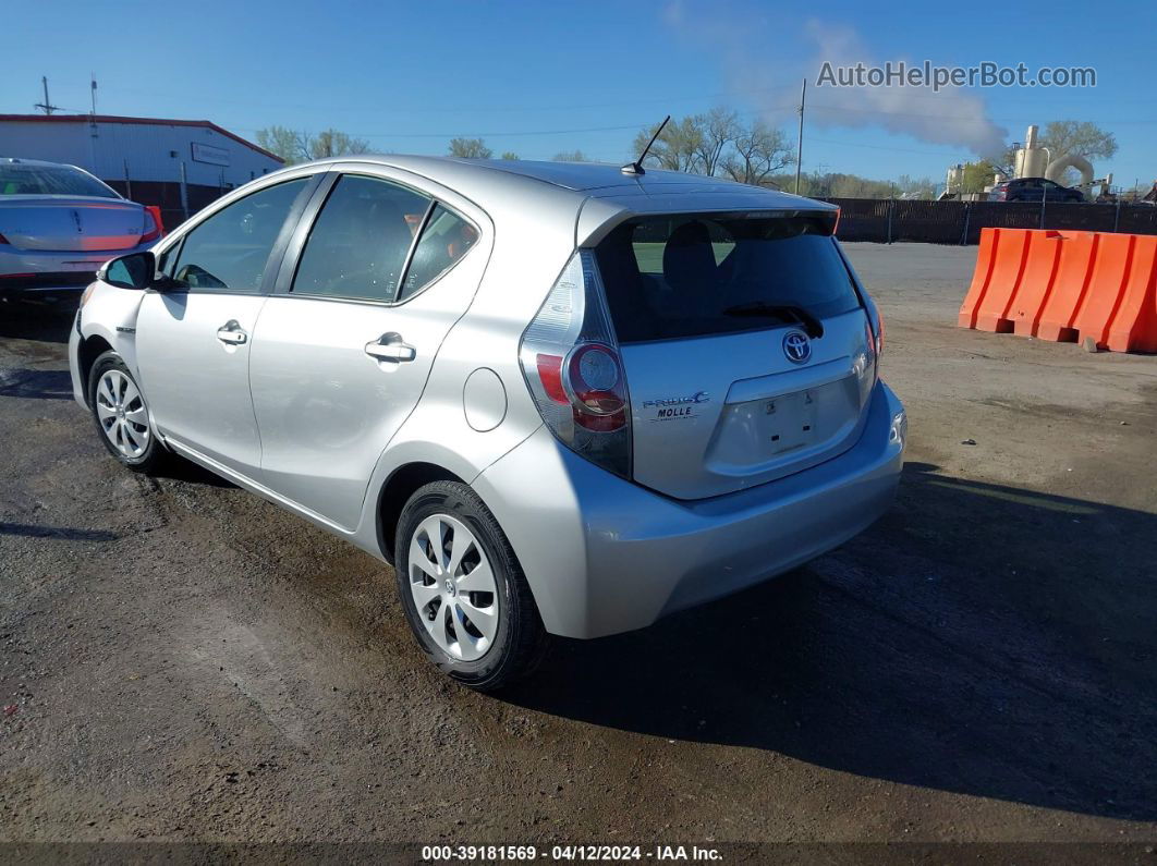 2014 Toyota Prius C Two Silver vin: JTDKDTB35E1570745