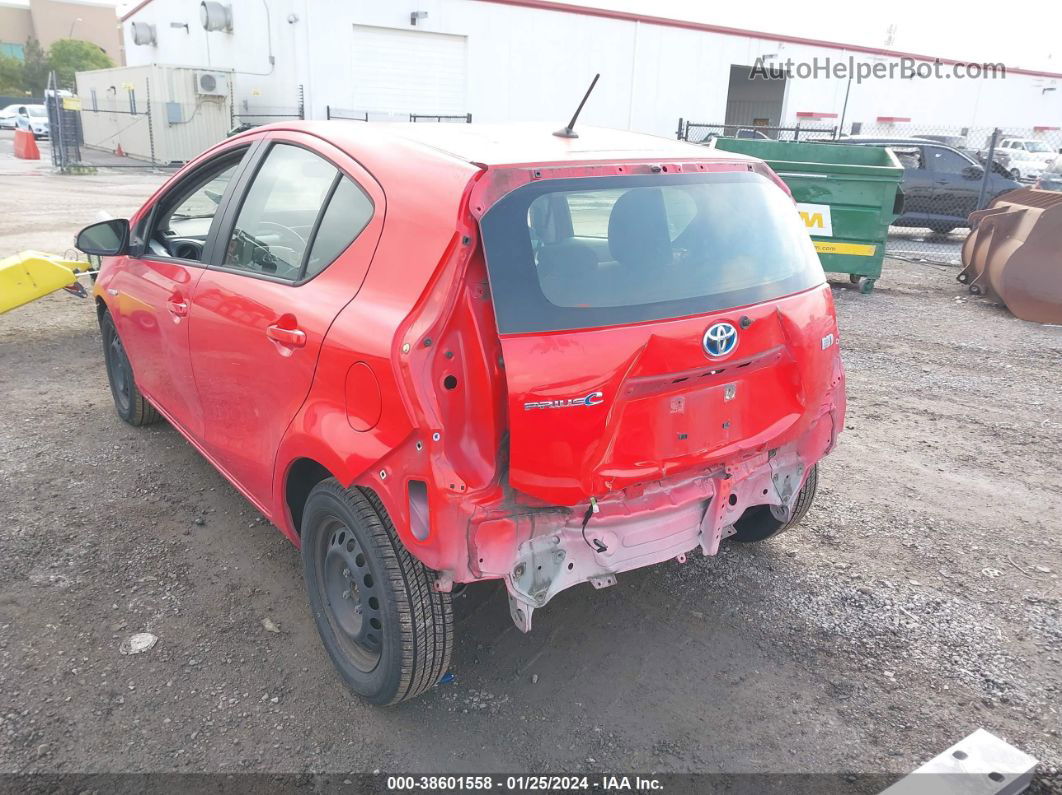 2014 Toyota Prius C One Red vin: JTDKDTB35E1572060