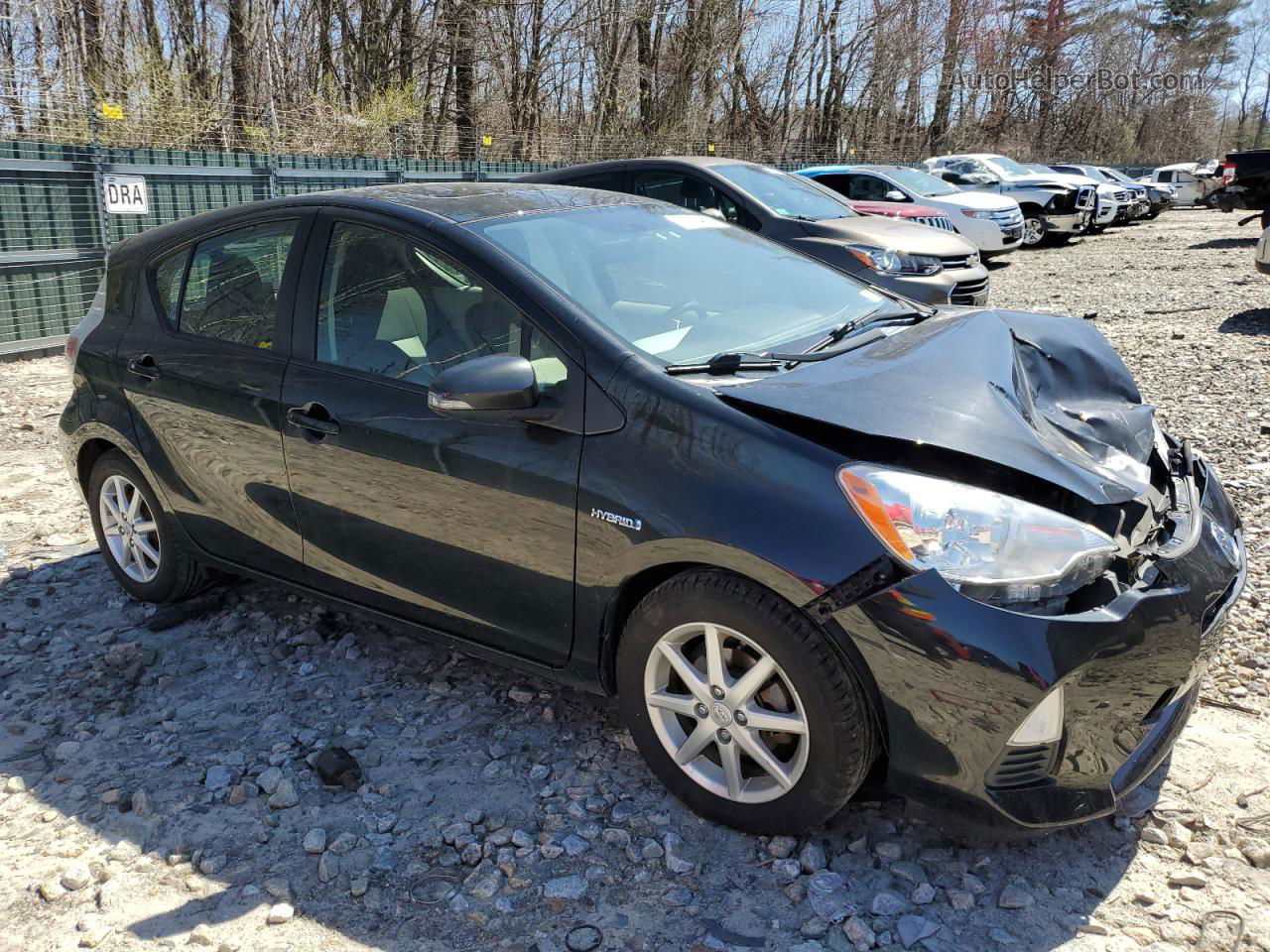 2012 Toyota Prius C  Black vin: JTDKDTB36C1026719