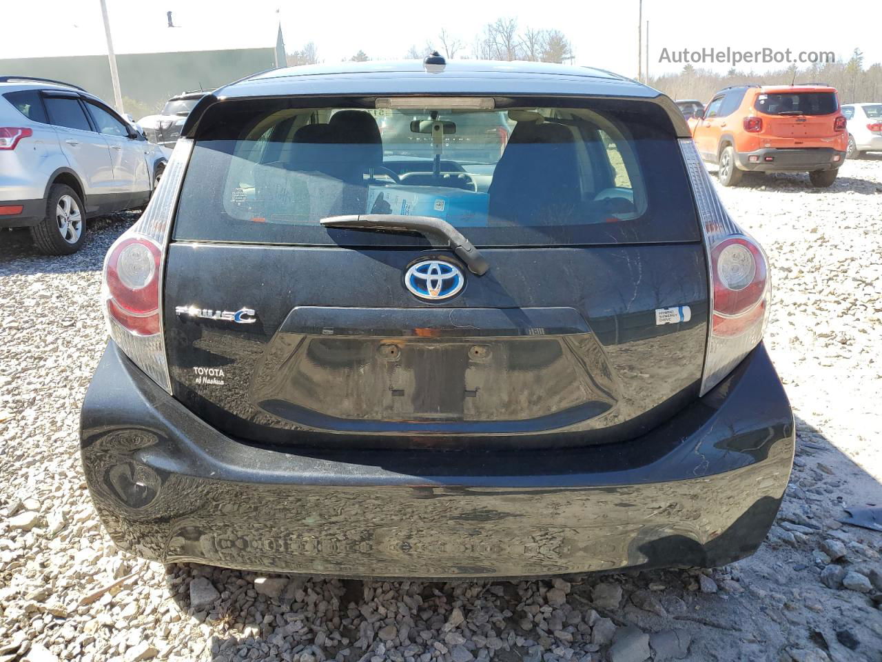 2012 Toyota Prius C  Black vin: JTDKDTB36C1026719