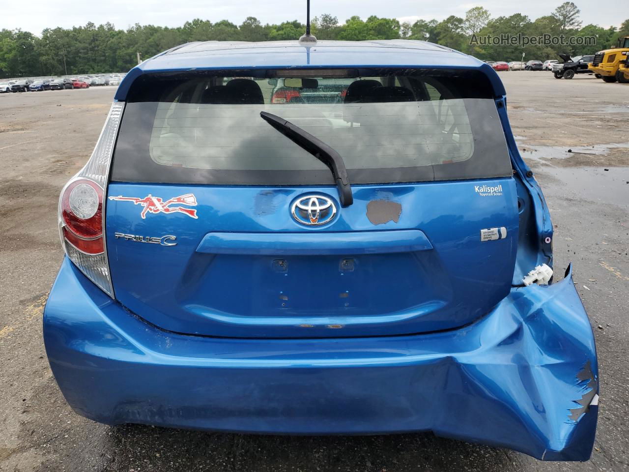 2012 Toyota Prius C  Blue vin: JTDKDTB36C1503536