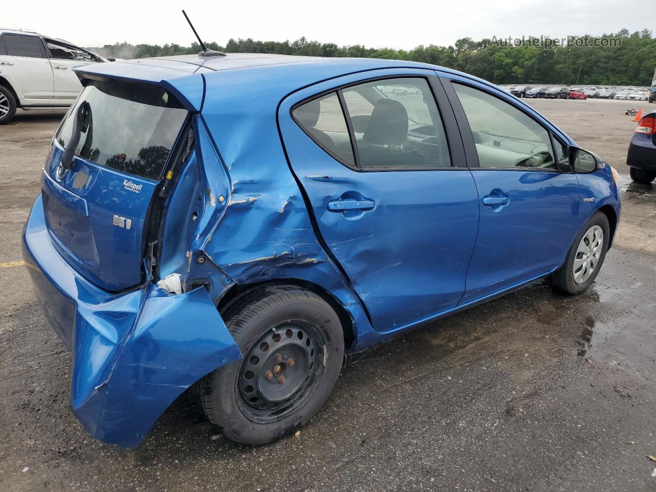 2012 Toyota Prius C  Blue vin: JTDKDTB36C1503536