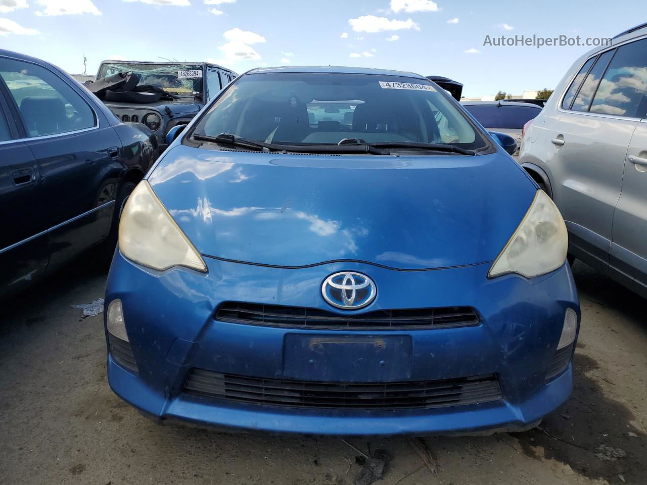 2013 Toyota Prius C  Blue vin: JTDKDTB36D1036314