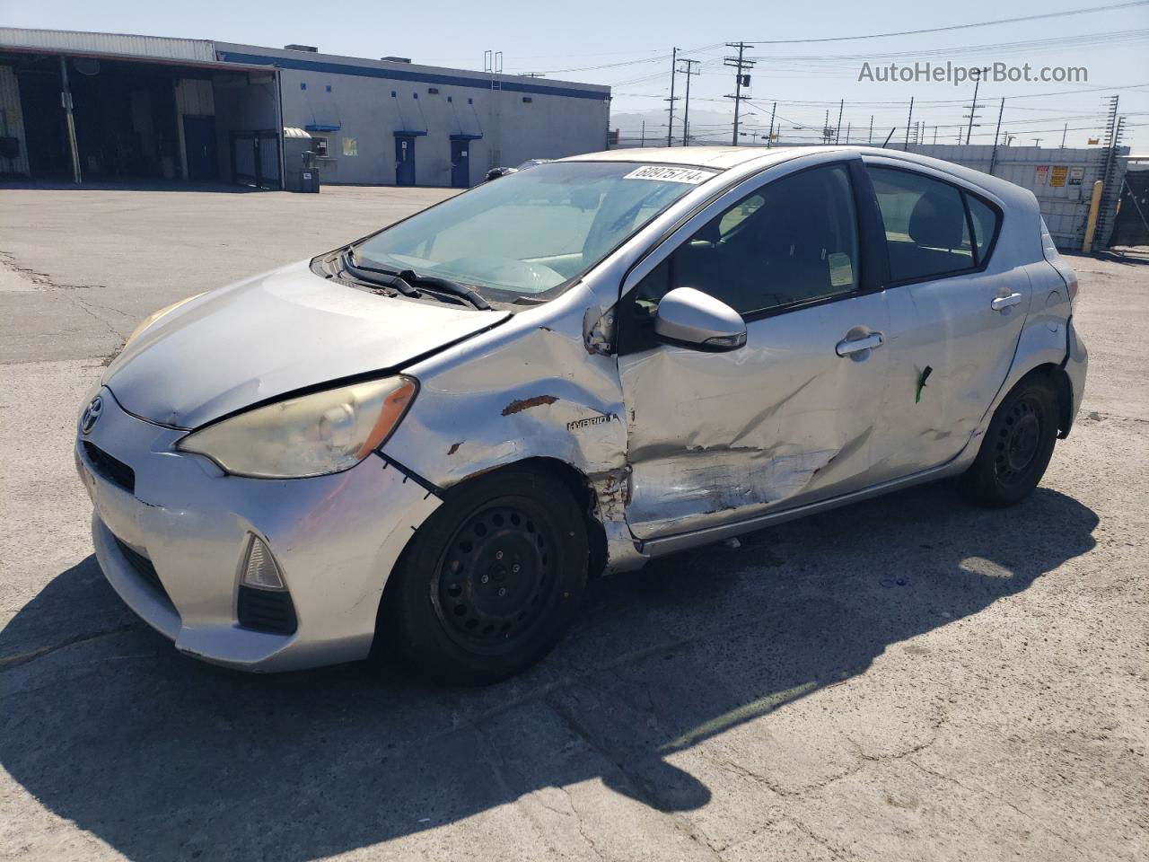 2013 Toyota Prius C  Silver vin: JTDKDTB36D1531483