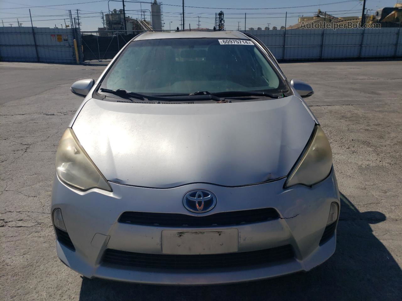 2013 Toyota Prius C  Silver vin: JTDKDTB36D1531483