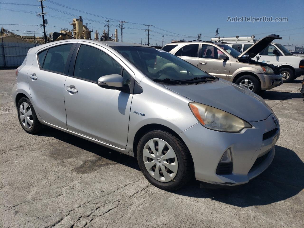 2013 Toyota Prius C  Silver vin: JTDKDTB36D1531483