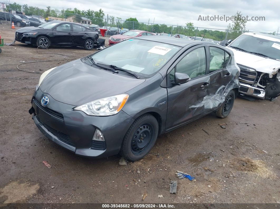 2014 Toyota Prius C One Gray vin: JTDKDTB36E1059237