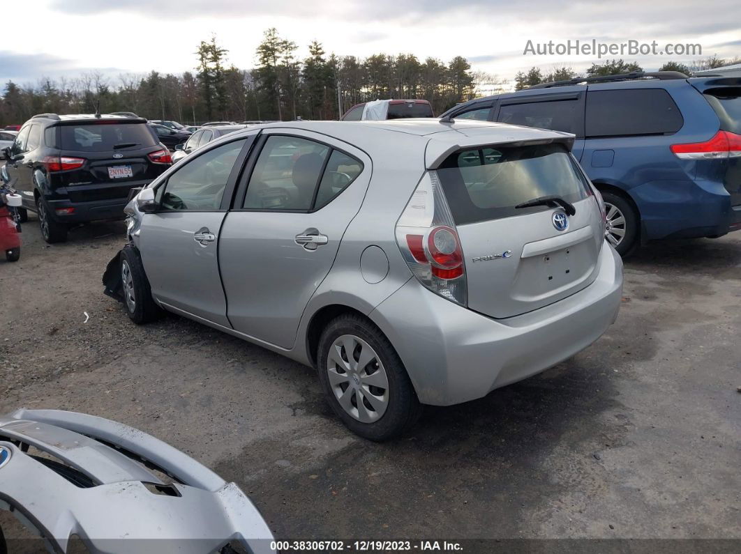 2014 Toyota Prius C One Серебряный vin: JTDKDTB36E1075518