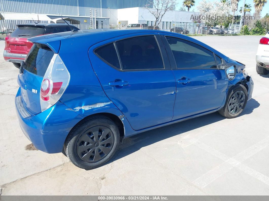 2014 Toyota Prius C One Blue vin: JTDKDTB36E1076233