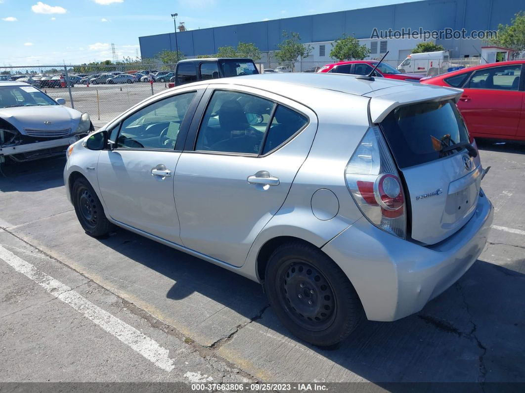 2014 Toyota Prius C One/three/two/four Silver vin: JTDKDTB36E1083215