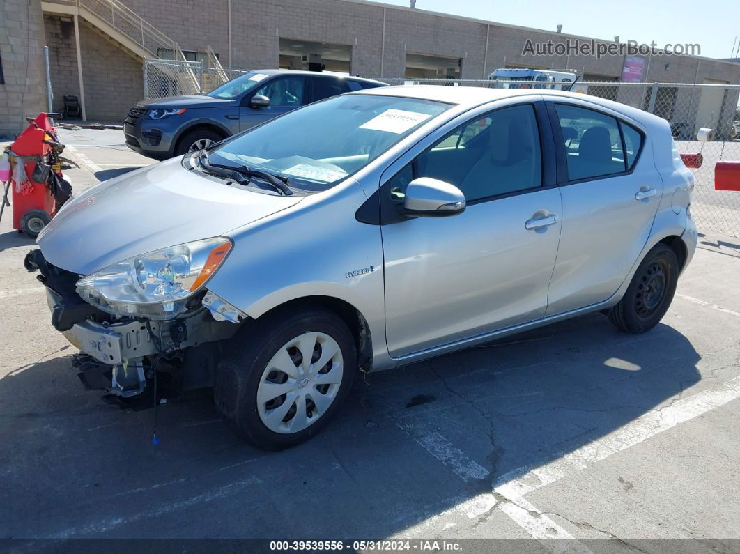 2014 Toyota Prius C One Silver vin: JTDKDTB36E1560211