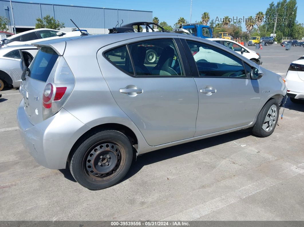 2014 Toyota Prius C One Silver vin: JTDKDTB36E1560211