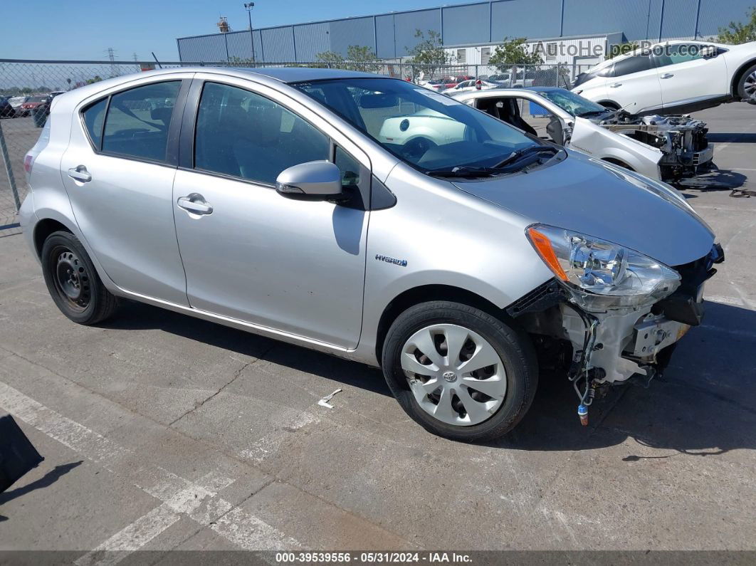 2014 Toyota Prius C One Silver vin: JTDKDTB36E1560211