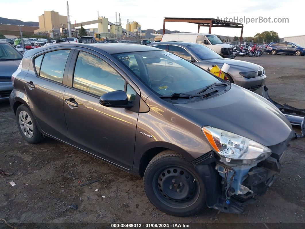 2014 Toyota Prius C One Gray vin: JTDKDTB36E1563044