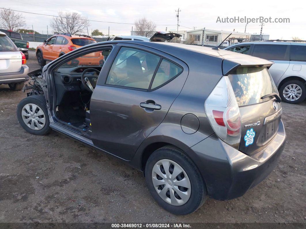 2014 Toyota Prius C One Gray vin: JTDKDTB36E1563044